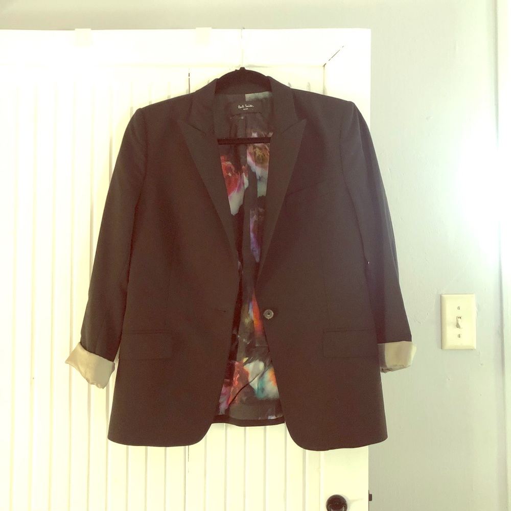 Paul Smith Black Label black classic blazer woman’s business Workwear for women